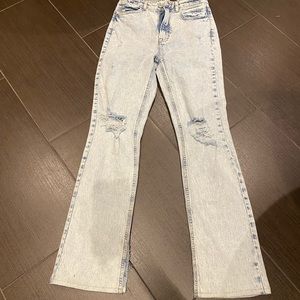 Zara Light wash denim jeans